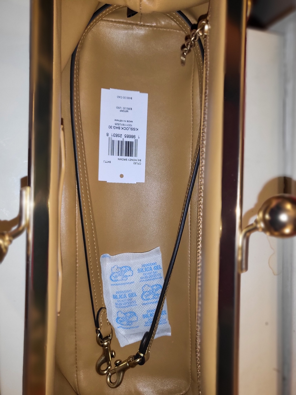 Coach Kisslock Frame Bag 30 - Runway Edition - NWOT - Never Used - Picture 7 of 10